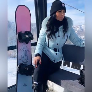 Brand new Baby Blue Moncler Grenoble ski jacket size 48 size small in Moncler